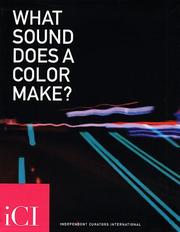 Cover of: What Sound Does A Color Make? | Kathleen Forde