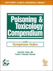 Cover of: Poisoning & Toxicology Compendium