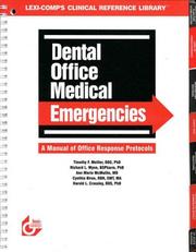 Cover of: Dental Office Medical Emergencies: A Manual of Office Response Protocols