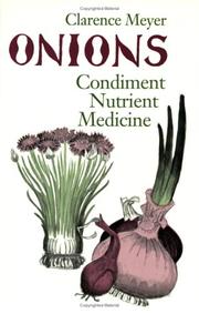 Cover of: Onions by Clarence Meyer