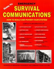 Cover of: Guide to Emergency Survival Communicatios | Dave Ingram