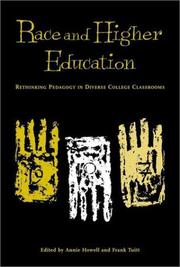 Cover of: Race and Higher Education by 