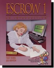 Cover of: Real Estate Escrow