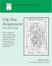 Cover of: G-Jo Ear Acupressure: Micro-Acupressure Series