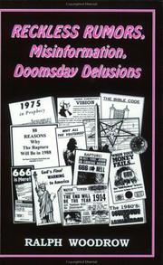 Cover of: Reckless Rumors, Misinformation and Doomsday Delusions