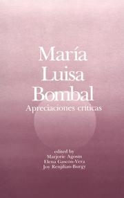 Cover of: María Luisa Bombal: apreciaciones críticas