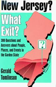 Cover of: New Jersey? What exit? by Gerald Tomlinson
