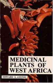 Cover of: Medicinal plants of West Africa