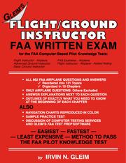 Cover of: Flight/Ground Instructor FAA Written Exam