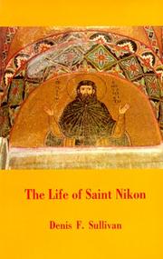 Cover of: The Life of Saint Nikon (Archbishop Iakovos Library of Ecclesiastical and Historical