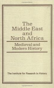 Cover of: The Middle East and North Africa: Medieval and Modern History