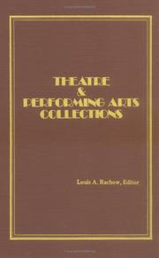 Cover of: Theatre & performing arts collections