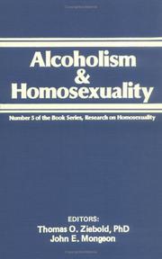 Cover of: Alcoholism & homosexuality