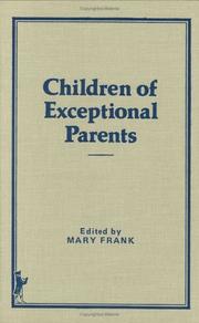 Cover of: Children of exceptional parents