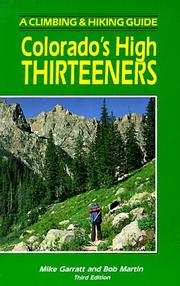 Colorado's High Thirteeners by Bob Martin