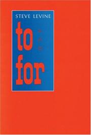Cover of: To and for: new and selected poems