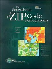 Cover of: The Sourcebook of Zip Code Demographics (Community Sourcebook of Zip Code Demographics)