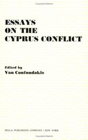 Cover of: Essays on the Cyprus Conflict (Modern Greek Research, No. 1) by Van Coufoudakis