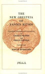 Cover of: New Oresteia of Yannis Ritsos