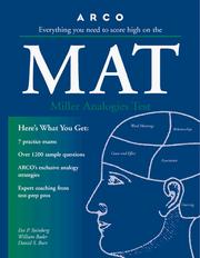 Cover of: Everything you need to score high on the MAT, Miller Analogies Test