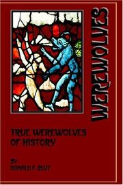 Cover of: True Werewolves of History by Donald F. Glut
