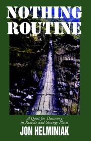 Cover of: Nothing Routine