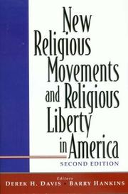 Cover of: New Religious Movements and Religious Liberty in America