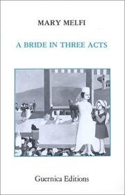 Cover of: A bride in three acts