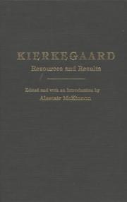 Cover of: Kierkegaard: Resources and Results