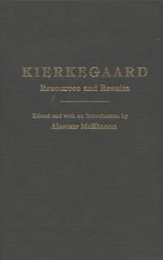Cover of: Kierkegaard: resources and results