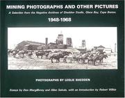 Cover of: Mining photographs and other pictures, 1948-1968 by Leslie Shedden