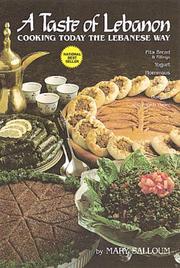 A taste of Lebanon by Mary Salloum, Margo Embury, Marilyn Clark