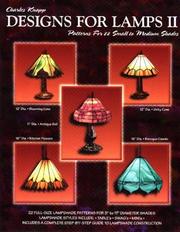 Cover of: Designs for Lamps II: Patterns for 22 Small to Medium Shades