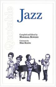 Cover of: Quotable Jazz (Quotable Books)