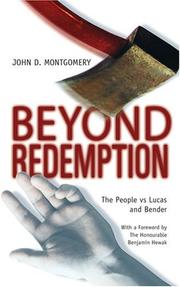 Cover of: Beyond Redemption: The People vs Lucas and Bender
