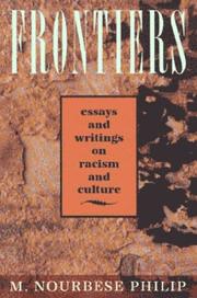 Cover of: Frontiers: selected essays and writings on racism and culture, 1984-1992