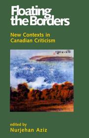 Cover of: Floating the Borders: New Contexts in Canadian Literature