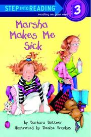 Cover of: Marsha makes me sick