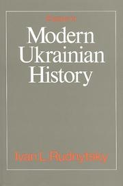 Cover of: Essays In Modern Ukranian History by Ivan L. Rudnytsky, Omeljan Pritsak