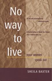 Cover of: No Way to Live by Sheila Baxter