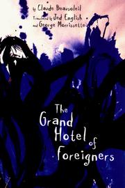 Cover of: The Grand Hotel of foreigners