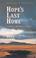 Cover of: Hope's Last Home