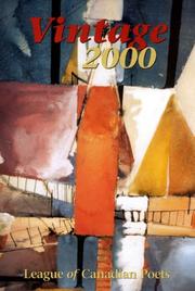 Cover of: Vintage 2000: League of Canadian Poets
