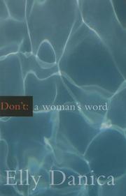 Cover of: Don't, a woman's word