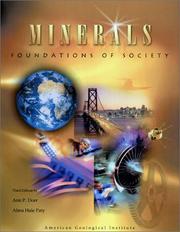 Cover of: Minerals: foundations of society.