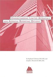 Cover of: Understanding limited appraisals and appraisal reporting options