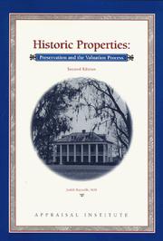 Cover of: Historic Properties by Judith Reynolds, Judith Reynolds