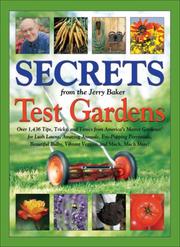 Cover of: Secrets from the Jerry Baker Test Gardens by Jerry Baker
