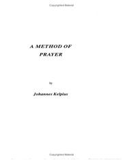 Cover of: Method of Prayer