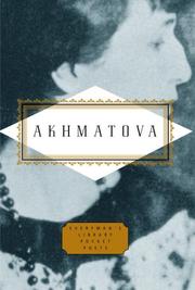 Cover of: Anna Akhmatova by Anna Akhmatova